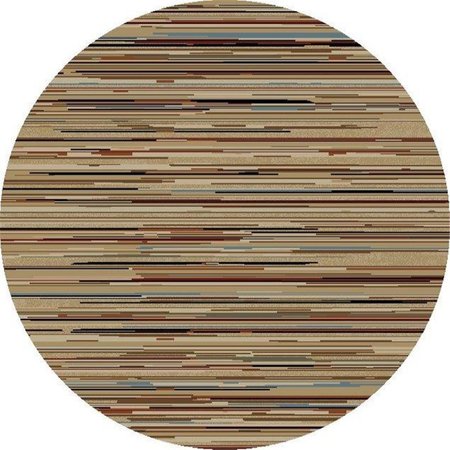 CONCORD GLOBAL 5 ft. 3 in. Jewel Striation Stripes - Round, Multi Color 49610